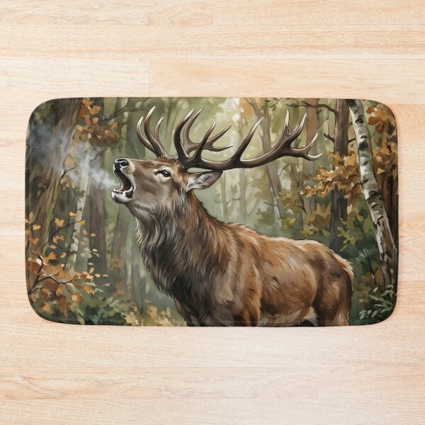 Item preview, Red Deer Stag - Autumn Forest Wildlife designed and sold by RubisLeaf.