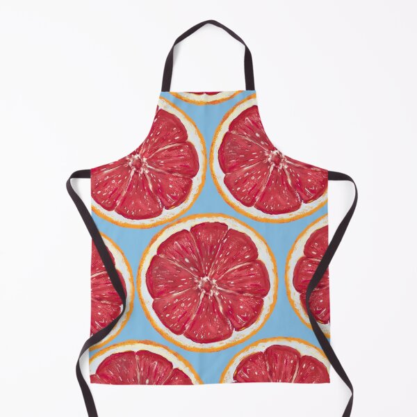 Item preview, Estampado de pomelo rosa, cítricos, verano, estética azul, estampado de frutas designed and sold by Almanzart.