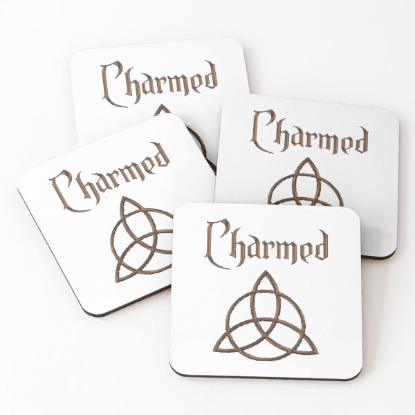 Item preview,  Charmed TV series  bronze triquetra on white designed and sold by Wicca and mythical creatures .