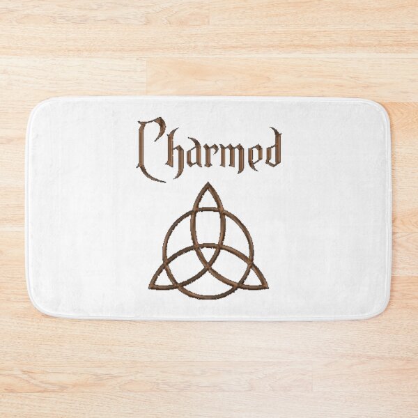Item preview,  Charmed TV series  bronze triquetra on white designed and sold by Wicca and mythical creatures .