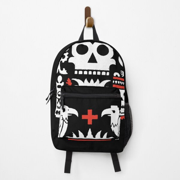 Item preview, Aztec tribal red and white skull and bird death set 127sm designed and sold by 127sm.