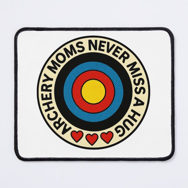 Item preview, archery moms never miss a hug designed and sold by LagoonandBeans.