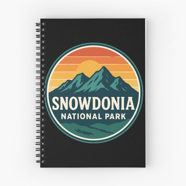 Item preview, Snowdonia National Park Wales Retro Travel designed and sold by TomFrontierArt.