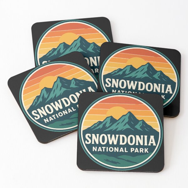 Item preview, Snowdonia National Park Wales Retro Travel designed and sold by TomFrontierArt.