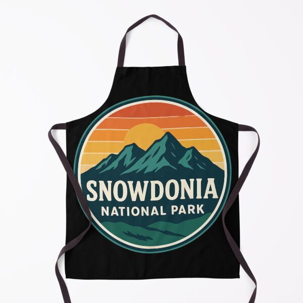 Item preview, Snowdonia National Park Wales Retro Travel designed and sold by TomFrontierArt.