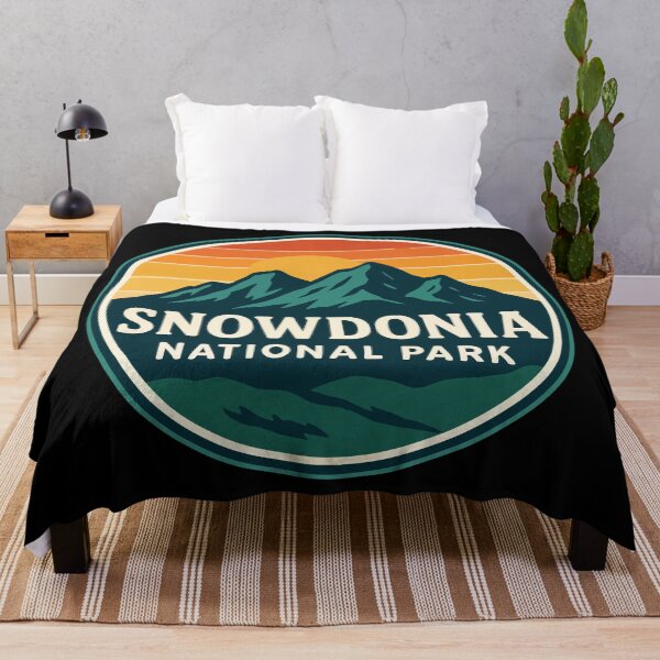 Item preview, Snowdonia National Park Wales Retro Travel designed and sold by TomFrontierArt.