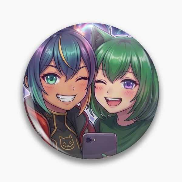 Item preview, NEKO_SYS // Selfie Squad: Luna & Astra – Glitch Edition designed and sold by dragon580.