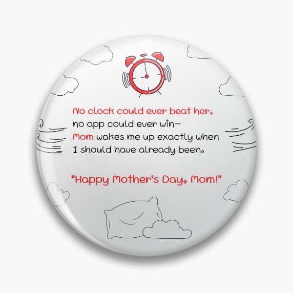 Artikelvorschau, Cute and Funny Mom Poem Cards Set, Playful Mother Art Prints, Lighthearted Gift, The Human Alarm entworfen und verkauft von BlareBlare.