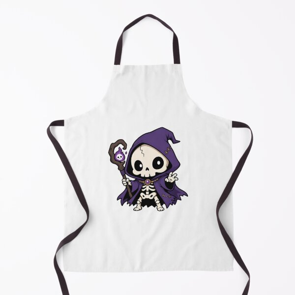 Item preview, Kawaii Skeleton Little Mage – Cute Fantasy Wizard designed and sold by Anteverse.