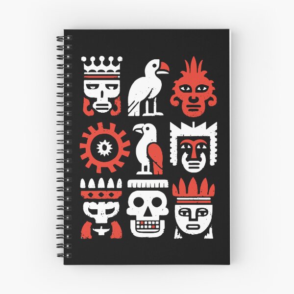 Item preview, Tribal wild skeleton aztec death set. Black, red and white 127sm designed and sold by 127sm.