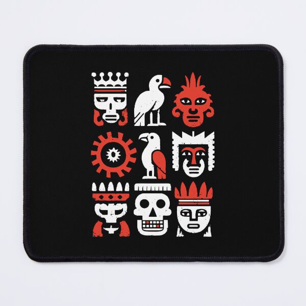 Item preview, Tribal wild skeleton aztec death set. Black, red and white 127sm designed and sold by 127sm.