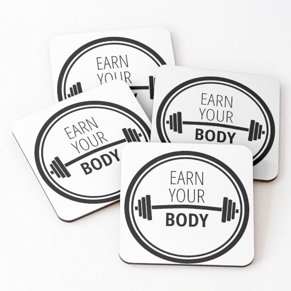Item preview, Earn Your Body Gym Motivation Shirt | Fitness Discipline Workout Quote Design designed and sold by Aedition.