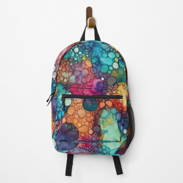 Item preview, Vibrant Alcohol Ink Abstract - Colorful Bubbles and Cells designed and sold by pinkal.