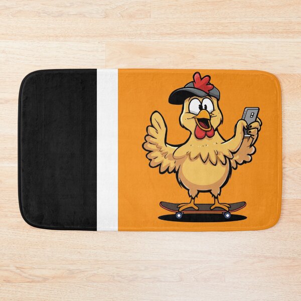 Item preview, Tech-Savvy Hen on Skateboard Fun designed and sold by bhadxogshopping.