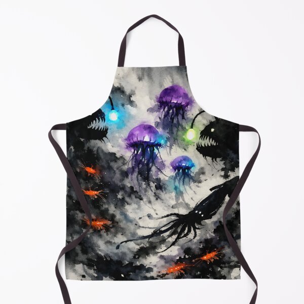 Item preview, Luminous Depths with Drifting Deep Sea Life designed and sold by WildlifeInc.