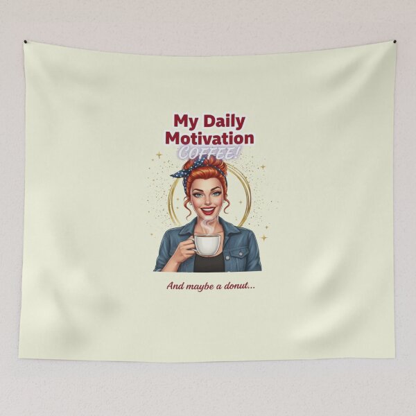Item preview, Daily Motivation Coffee designed and sold by Aise06.