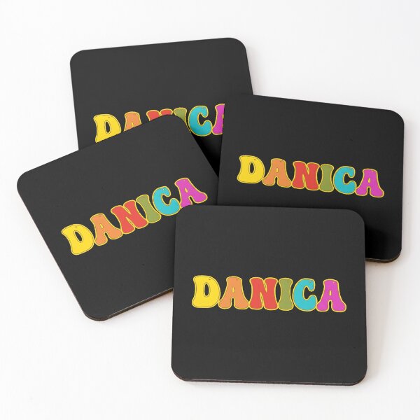 Item preview, ❤️ Danica Personalized Name Wavy Retro Shirt, Coffee Mug, Sticker Gift designed and sold by HelixPedia.