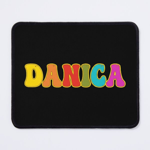 Item preview, ❤️ Danica Personalized Name Wavy Retro Shirt, Coffee Mug, Sticker Gift designed and sold by HelixPedia.