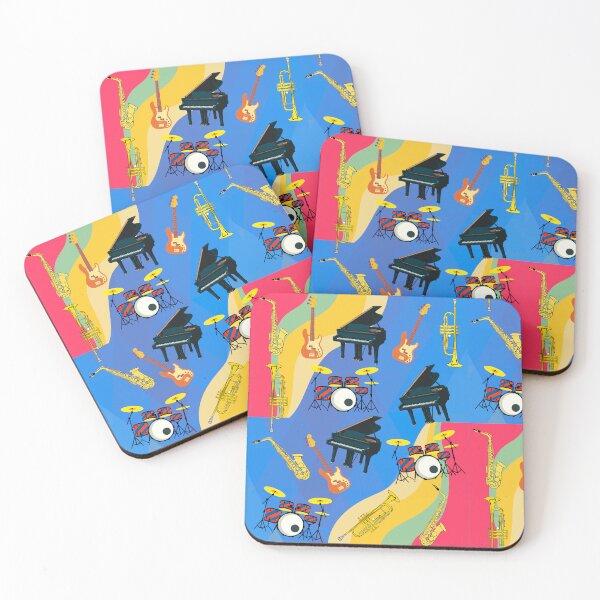Item preview, Jazz music instruments: rhythm and horn section. designed and sold by YEMIDELDESIGNS.