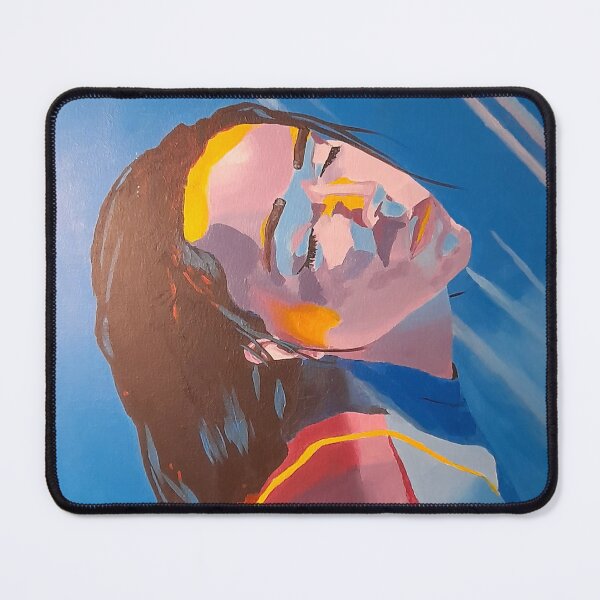 Item preview, Woman beneath the trails of skylight designed and sold by pencilIDK.