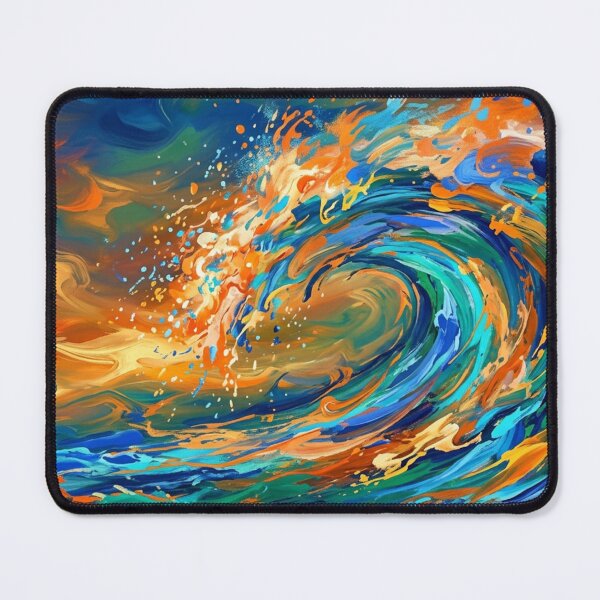 Item preview, Powerful wave in the evening light designed and sold by Sigtrix.