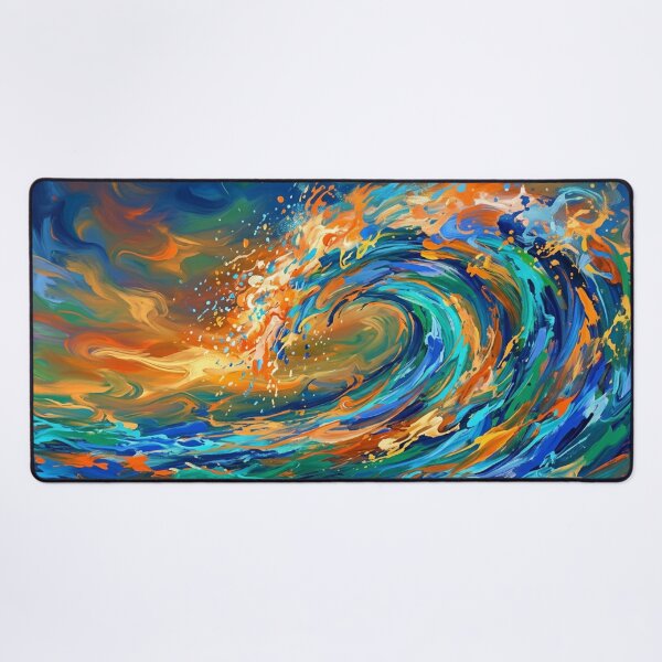 Item preview, Powerful wave in the evening light designed and sold by Sigtrix.