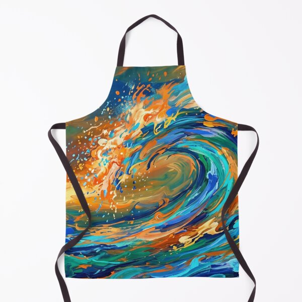 Item preview, Powerful wave in the evening light designed and sold by Sigtrix.