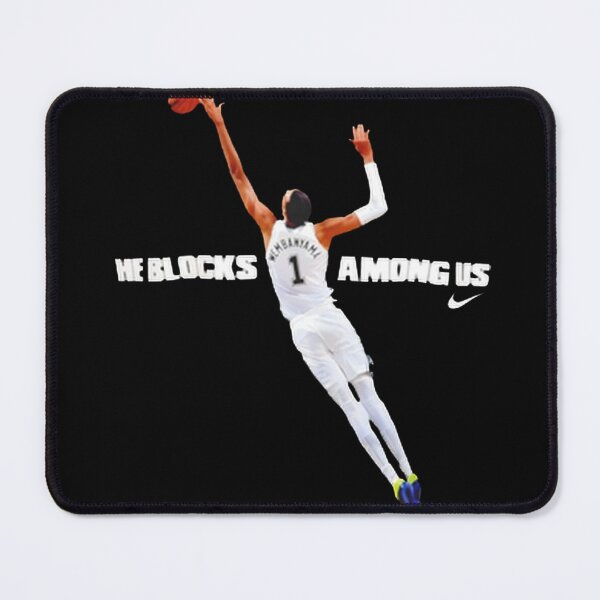 Item preview, Victor Wembanyama,he Blocks Among Us Vintage designed and sold by lisdgoncalves.
