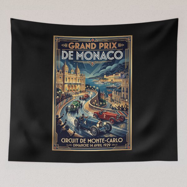 Item preview, Autoracing in Monaco 1929 designed and sold by Theodor Decker.