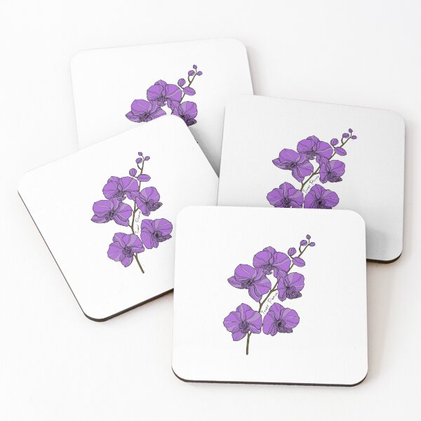 Item preview, Inner Peace Purple Orchid Flower designed and sold by GeoGoose.