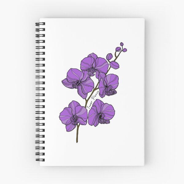 Item preview, Inner Peace Purple Orchid Flower designed and sold by GeoGoose.