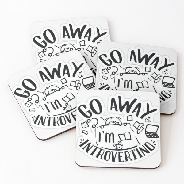 Item preview, Go Away I’m Introverting Funny Design designed and sold by Natasha2007.