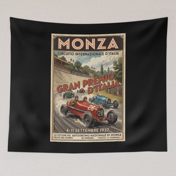 Item preview, Autoracing in Monza 1927 designed and sold by Theodor Decker.