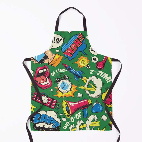 Item preview, Retro Vibrant Pop Art Comic Book Seamless Pattern designed and sold by BrownHorse90s.