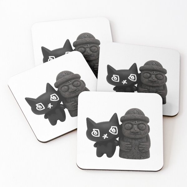 Item preview, Cat&Stone Guardia in Sounth Korea(Jeju) Dol hareubang designed and sold by PawsInBloom.