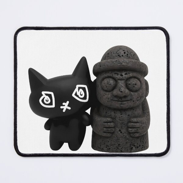 Item preview, Cat&Stone Guardia in Sounth Korea(Jeju) Dol hareubang designed and sold by PawsInBloom.