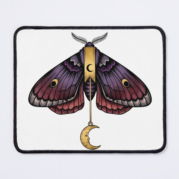 Item preview, Moth Moon Bookmark Gift designed and sold by IllumeInk.