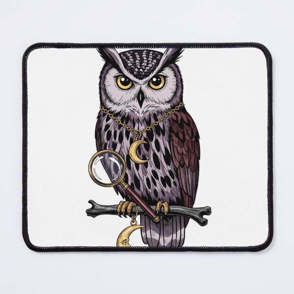 Item preview, Regalo: Lupa antigua con forma de búho designed and sold by IllumeInk.