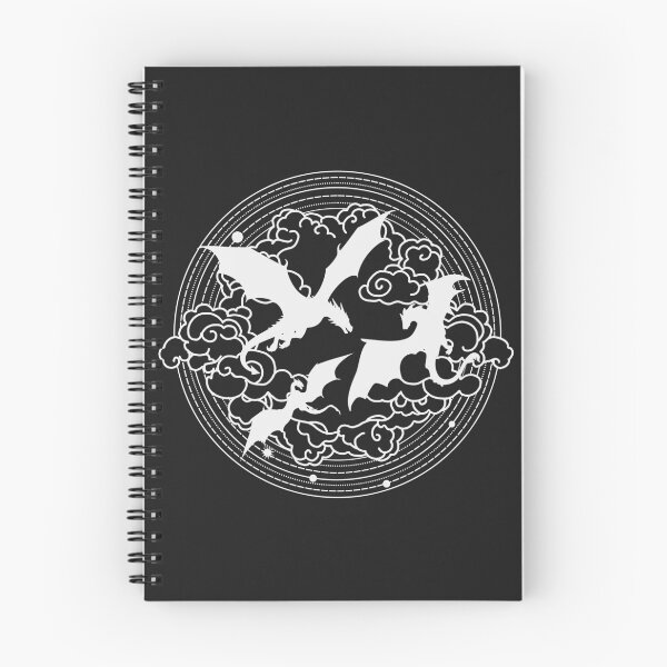 Item preview, The Dragon Scribe Circle – Minimalist Fantasy Art  designed and sold by InkAndStarlight.