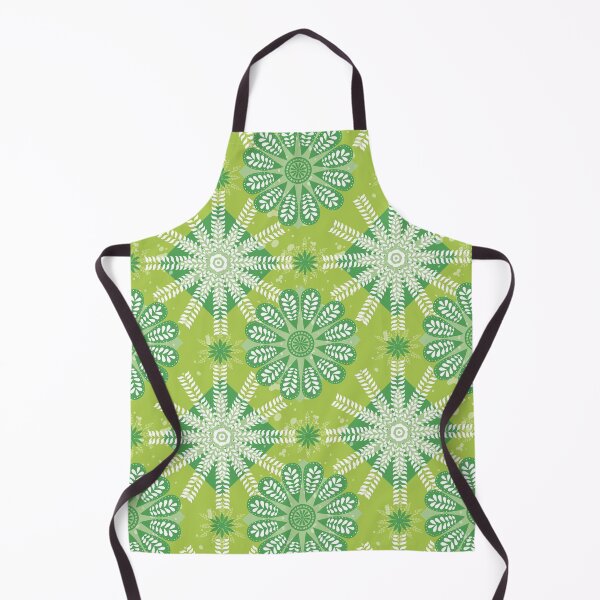 Item preview, Leafy green pattern, repeat garden leaf design designed and sold by findlost.