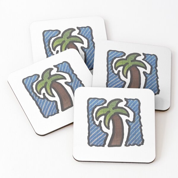 Item preview, Abstract Palm Tree Hand Drawn Original Art designed and sold by UnrealShopKelko.