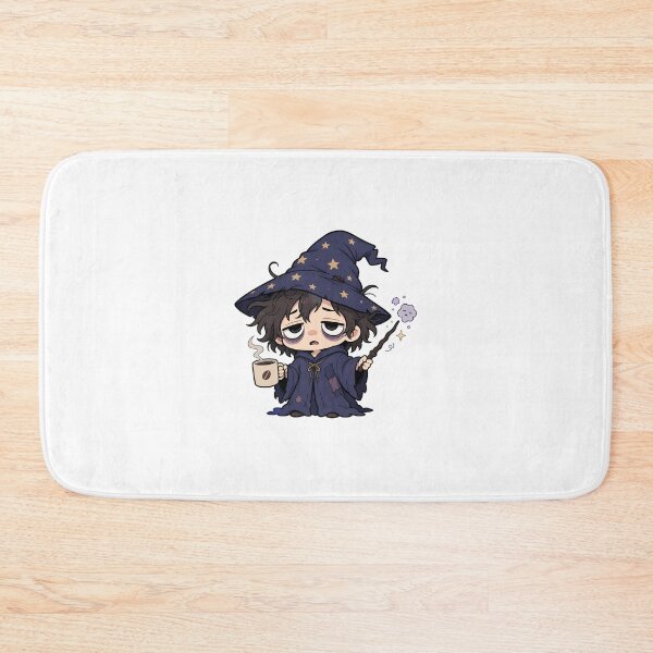 Item preview, Kawaii Exhausted Wizard – Tired Mage at the Cafe designed and sold by Anteverse.