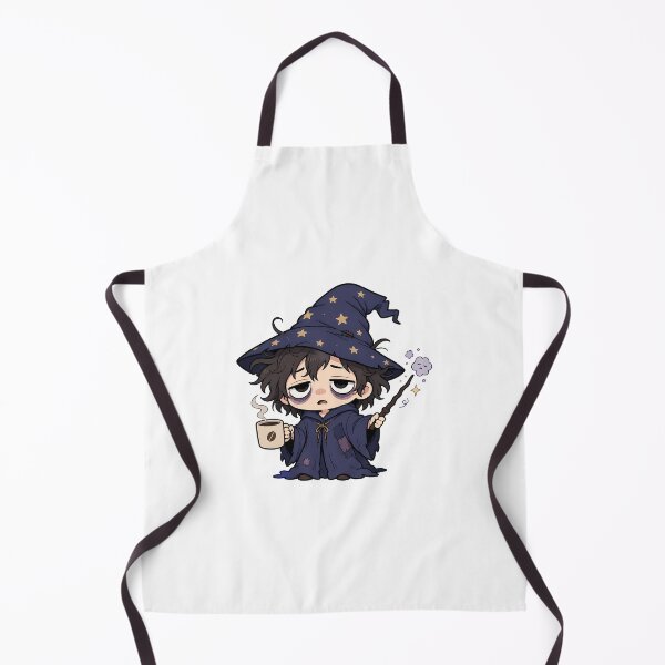 Item preview, Kawaii Exhausted Wizard – Tired Mage at the Cafe designed and sold by Anteverse.