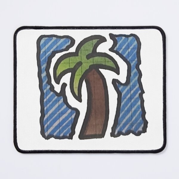 Item preview, Abstract Palm Tree Hand Drawn Original Art designed and sold by UnrealShopKelko.