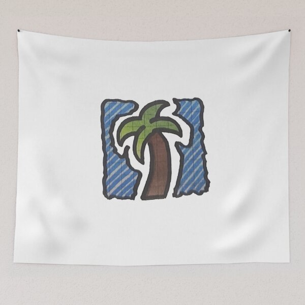 Item preview, Abstract Palm Tree Hand Drawn Original Art designed and sold by UnrealShopKelko.