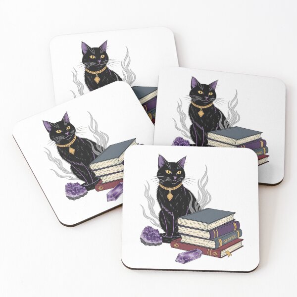 Item preview, Amethyst Crystal Black Cat Blank Graphic Novel Stack Gift designed and sold by IllumeInk.