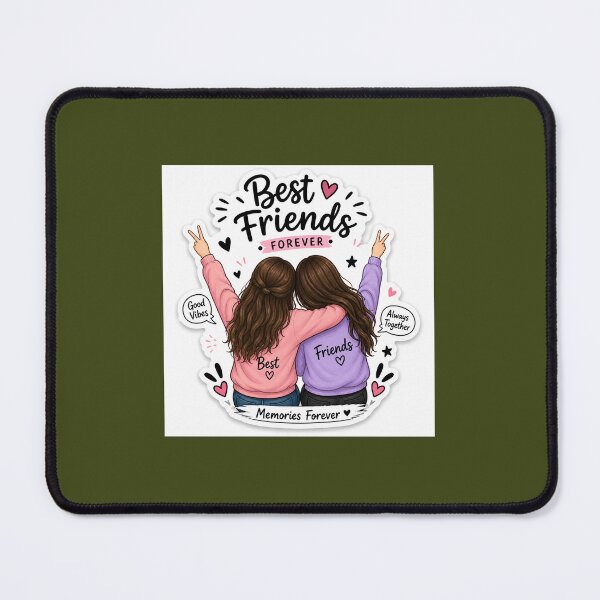 Item preview, Best Friends Forever Cute Friendship Sticker designed and sold by Ishratparween11.