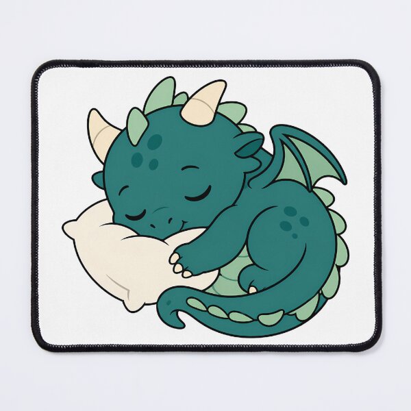 Item preview, Kawaii Sleeping Dragon – Cute Little Fantasy Creature designed and sold by Anteverse.