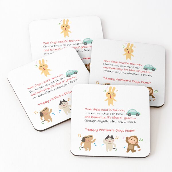 Item preview, Playful Mom Poetry Cards, Humorous Art Print Bundle, Fun Gift for Mother, The Singing Star designed and sold by BlareBlare.