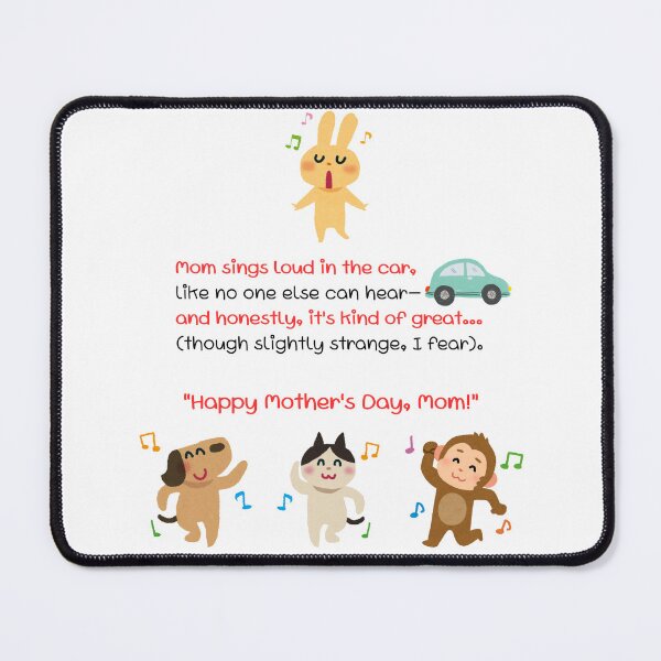 Item preview, Playful Mom Poetry Cards, Humorous Art Print Bundle, Fun Gift for Mother, The Singing Star designed and sold by BlareBlare.